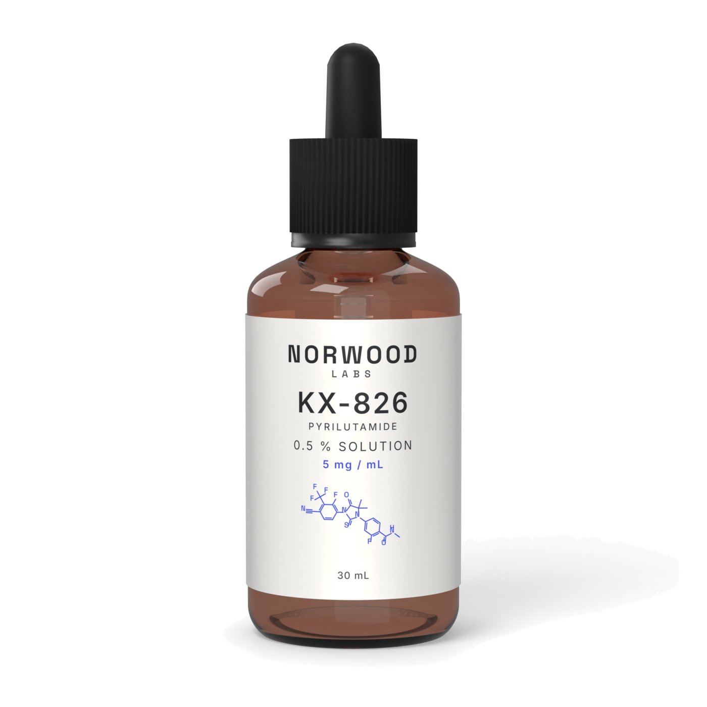Pyrilutamide (KX-826) 0.5% Solution